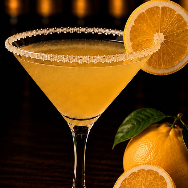 Lemon Love Martini (Lemon Drop Martini) cocktail